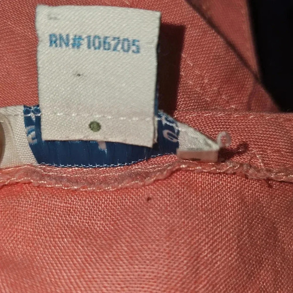 Sundance Doria Coral Linen Maxi Dress Sz S - Picture 10 of 10